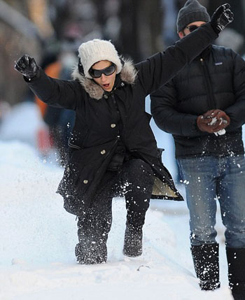 «Зимние забавы» Сары Джессики Паркер в картинках