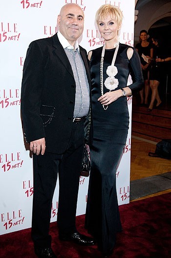 Валерия и Иосиф Пригожин на юбилее журнала ELLE